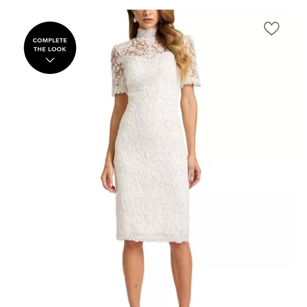 Tadashi Shoji
Marise Sequin Embroidered Illusion Dress